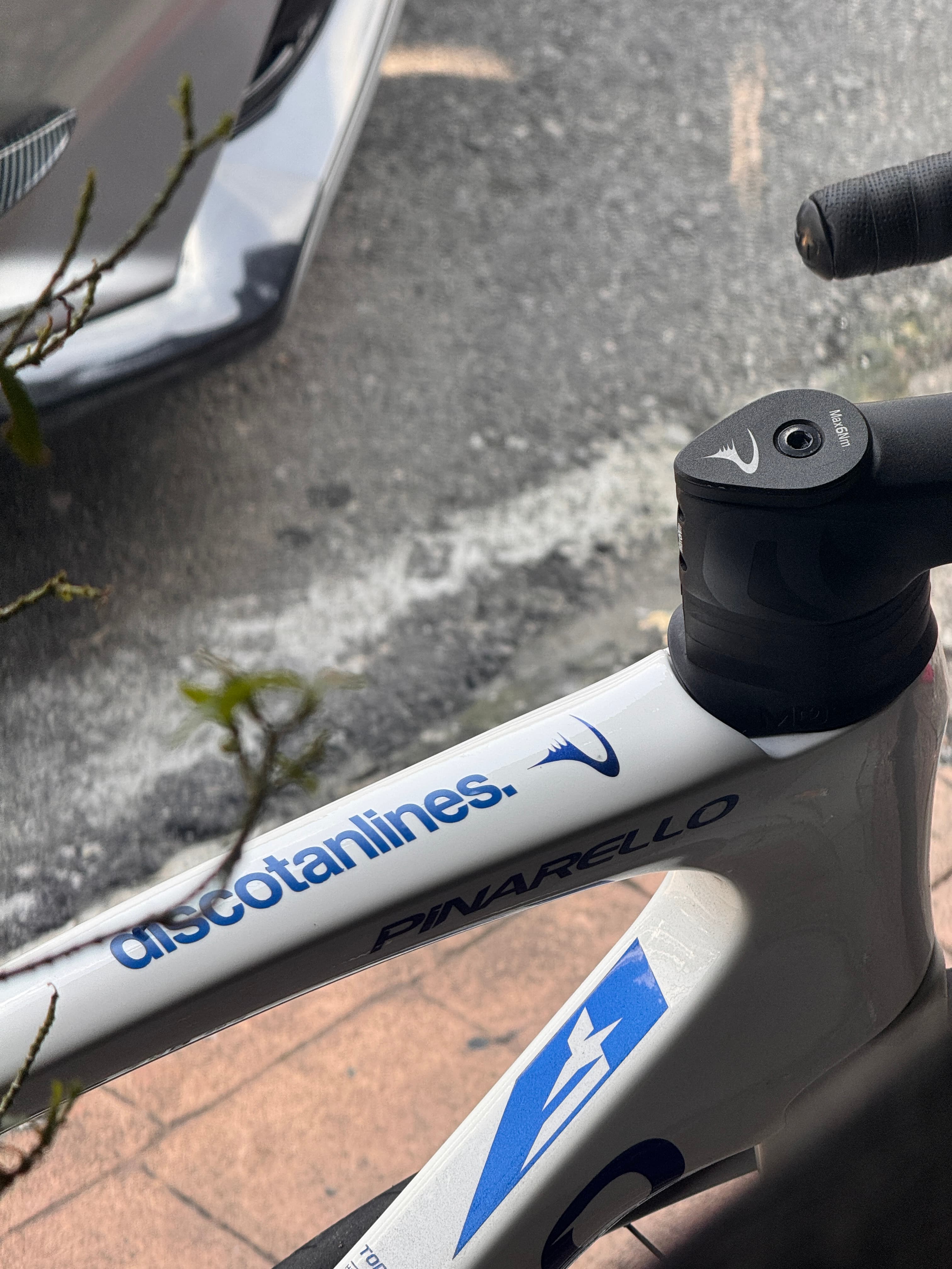 Discotanlines Top Tube Detail